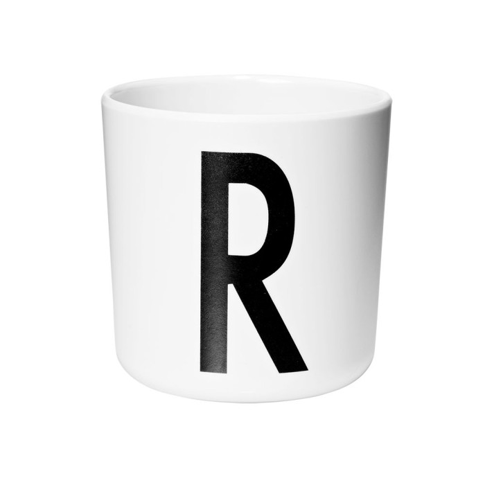 Miixi - Övrigt - Design Letters - Mugg Ecozen Bokstav R Melamin Vit 7 cm Miixi - Övrigt - Design Letters - Mugg Ecozen Bokstav R Melamin Vit 7 cm