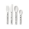 Miixi - Barn & baby / Baby Essentials / Äta & dricka / Bestick & servering - Design Letters - Presentset Bestick Vit 4 delar
