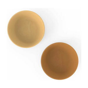 Miixi - Barn & baby / Baby Essentials / Äta & dricka / Bestick & servering - Done By Deer - Skål Kidish Mustard 2-pack