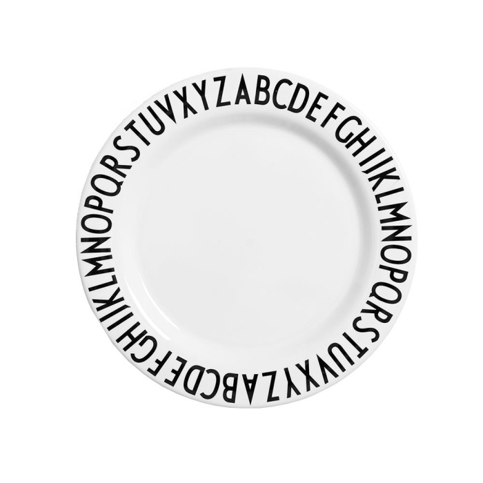 Miixi - Hem & inredning / Kök / Servis / Tallrikar & skålar - Design Letters - Tallrik Melamin Vit 21 cm