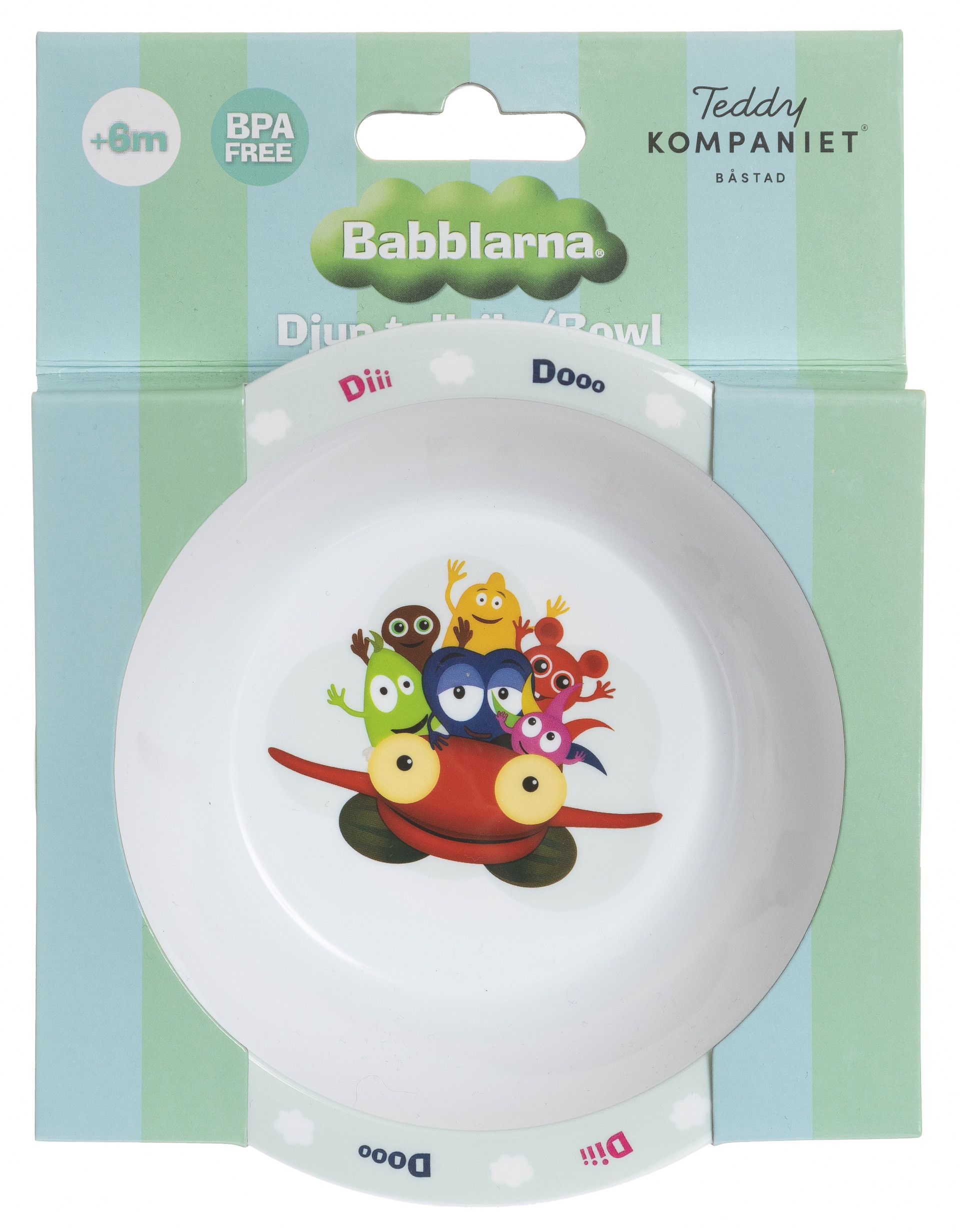 Miixi - Barn & baby / Baby Essentials / Äta & dricka / Bestick & servering - Teddykompaniet - Tallrik Djup Babblarna