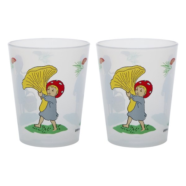 Miixi - Barn & baby / Baby Essentials / Äta & dricka / Bestick & servering - Rätt Start - Acrylglas Tomtebobarnen 180 ml 2-pack