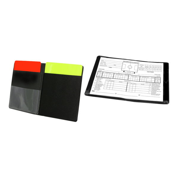Miixi - Team Sales / Sporttillbehör / Skadematerial - Sportquip - Domarkort Referee Cards with Note Pad 1 Pair