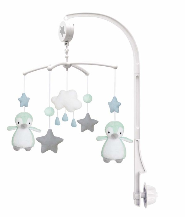 Miixi - Leksaker / Babyleksaker / Sensoriska leksaker / Speldosor - Jabadabado - Musikmobil Pingvin