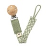 Miixi - Barn & baby / Baby Essentials / Trygghet & tröst / Nappband - Bibs - Napphållare Paci Braid Sage/Ivory
