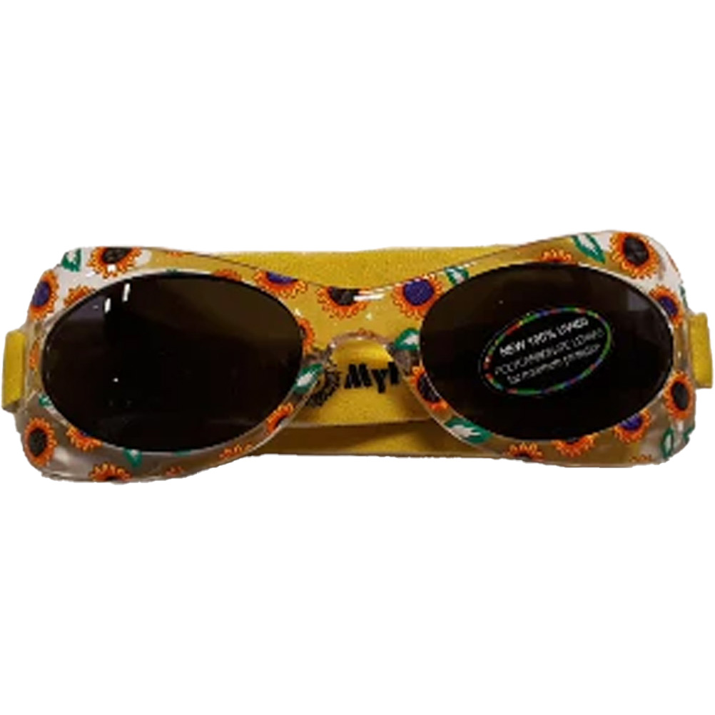 Miixi - Kläder / Barn / Accessoarer / Solglasögon Barn - MyFirstShades - Solglasögon Rem Gul UV 400 3-7y 13 cm