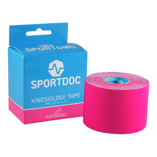 Miixi - Team Sales / Sporttillbehör / Skadematerial - Sportdoc - Tejp Kinesiology Tape 50 mm x 5 m Pink