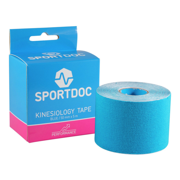 Miixi - Team Sales / Sporttillbehör / Skadematerial - Sportdoc - Tejp Kinesiology Tape 50 mm x 5 m Blue