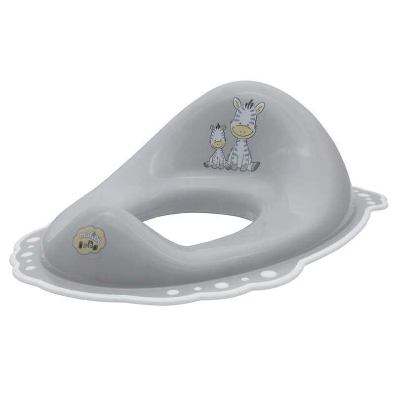 Miixi - Barn & baby / Baby Essentials / Badrummet / Toasitsar - Maltex - Toasits Antslip Zebra Grå Miixi - Barn & baby / Baby Essentials / Badrummet / Toasitsar - Maltex - Toasits Antslip Zebra Grå