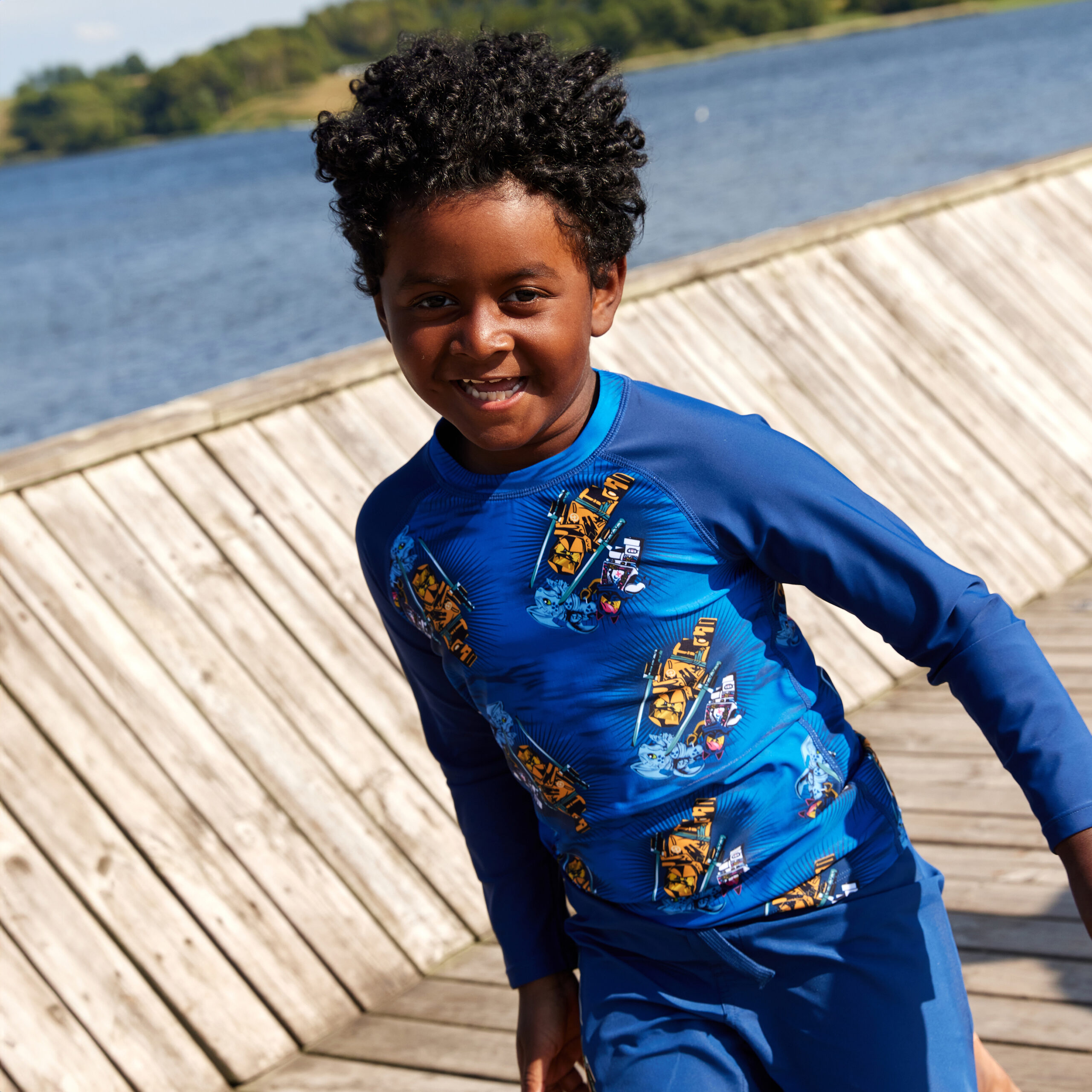 Miixi - Kläder / Barn / UV & Badkläder / Badkläder - LEGO Kidswear - Badtröja Lwaris 303 Swim T-Shirt L/S