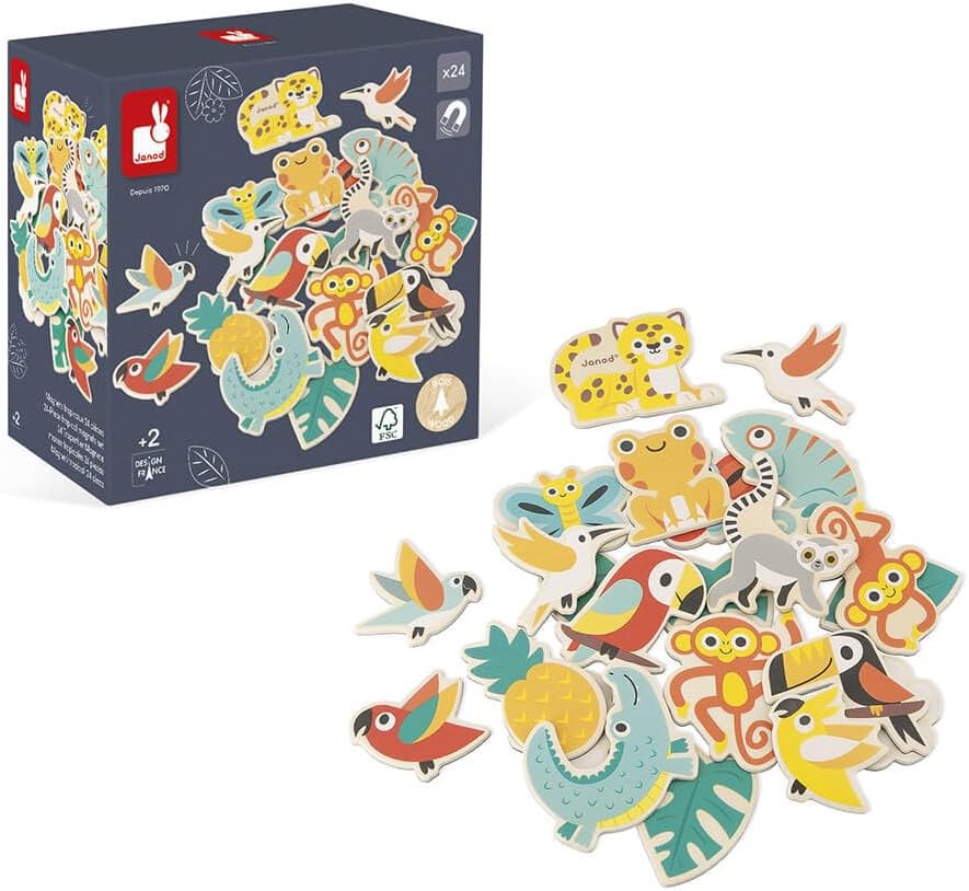 Miixi - Leksaker / Innelek / Lek & lär / Brädspel - Janod - Magnetleksaker Dinosaurier Dino Magnets Wood 24 bitar Miixi - Leksaker / Innelek / Lek & lär / Brädspel - Janod - Magnetleksaker Dinosaurier Dino Magnets Wood 24 bitar