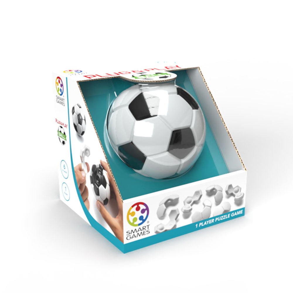 Miixi - Leksaker / Innelek / Lek & lär / Brädspel - Smart Games - Pussel Fotboll Plug & Play Ball 7 bitar
