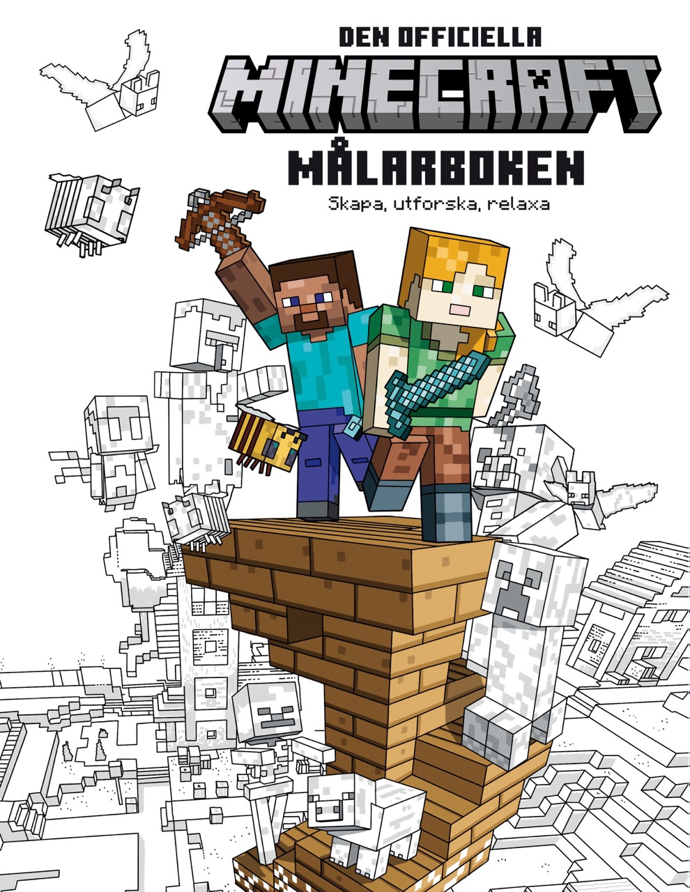 Miixi - Leksaker / Böcker / Aktivitetsböcker / Målarböcker - Tukan Förlag - Den Officiella Minecraft Målarboken 6-9 år Miixi - Leksaker / Böcker / Aktivitetsböcker / Målarböcker - Tukan Förlag - Den Officiella Minecraft Målarboken 6-9 år
