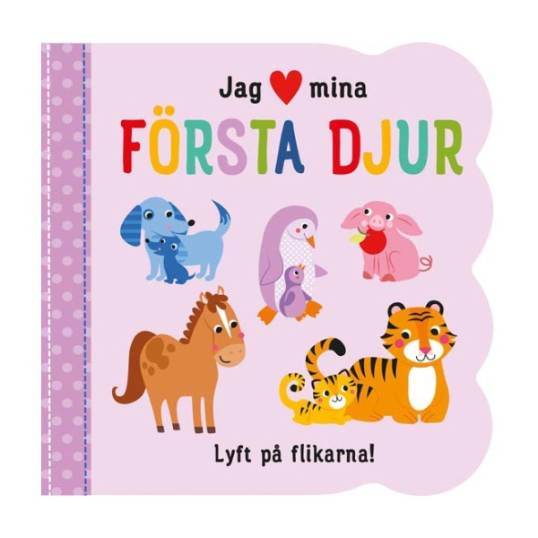 Miixi - Leksaker / Böcker / Aktivitetsböcker / Upptäck & lär 0-6 år - Tukan Förlag - Pekbok Jag (hjärta) mina första djur 0-3 år
