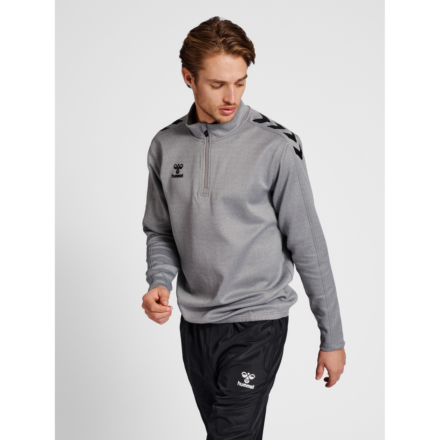 Miixi -  - Hummel - Träningsjacka hml Core XK Half Zip Poly Sweat