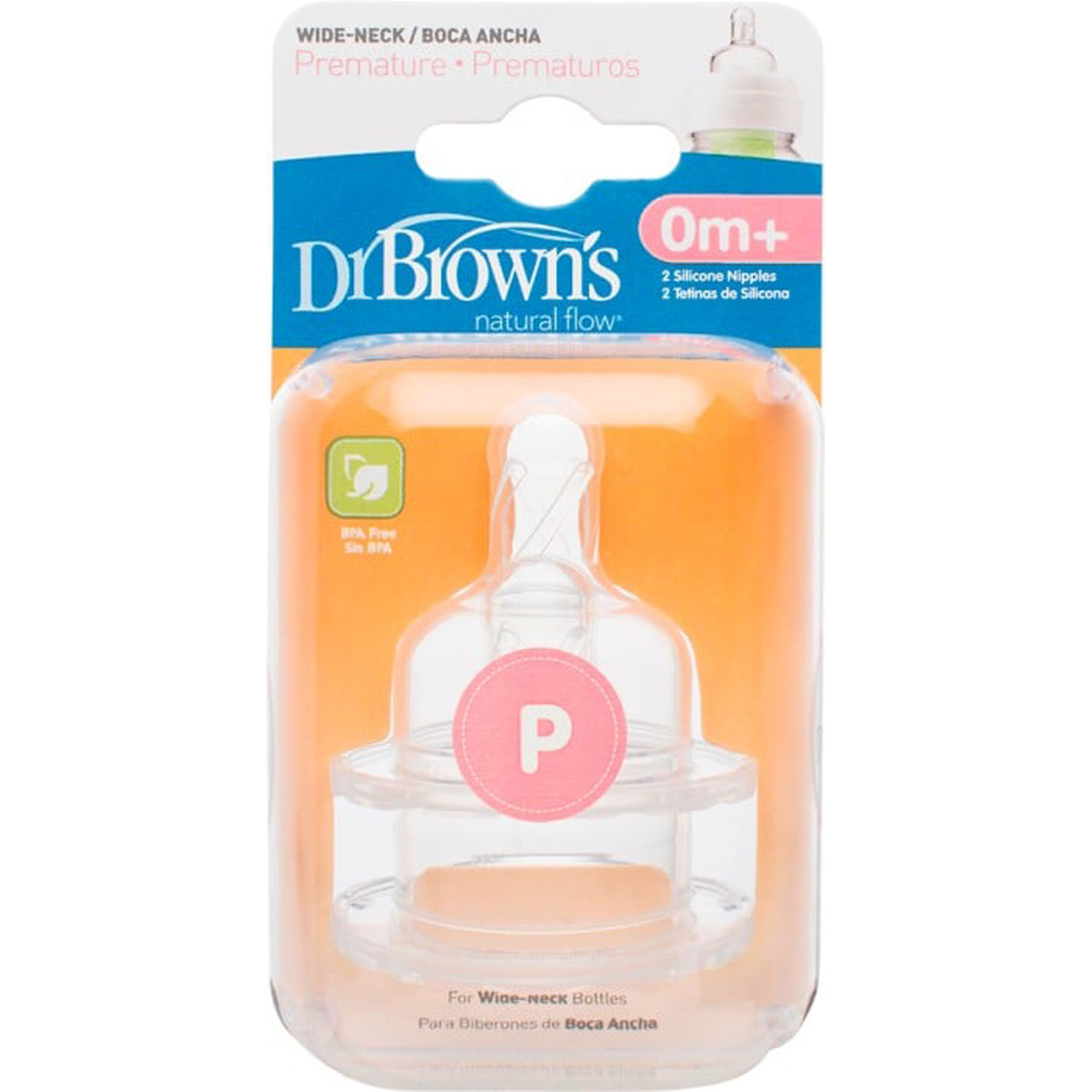 Miixi - Barn & baby / Baby Essentials / Äta & dricka / Flasknappar - Dr Browns - Flasknapp Dinapp Prematur Bred Hals