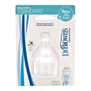 Miixi - Barn & baby / Baby Essentials / Äta & dricka / Flasknappar - Dr Browns - Flasknapp Standard Natural Flow Stl 4 2-p