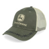 Miixi -  - John Deere - Keps Oilskin Look w/Mesh Back