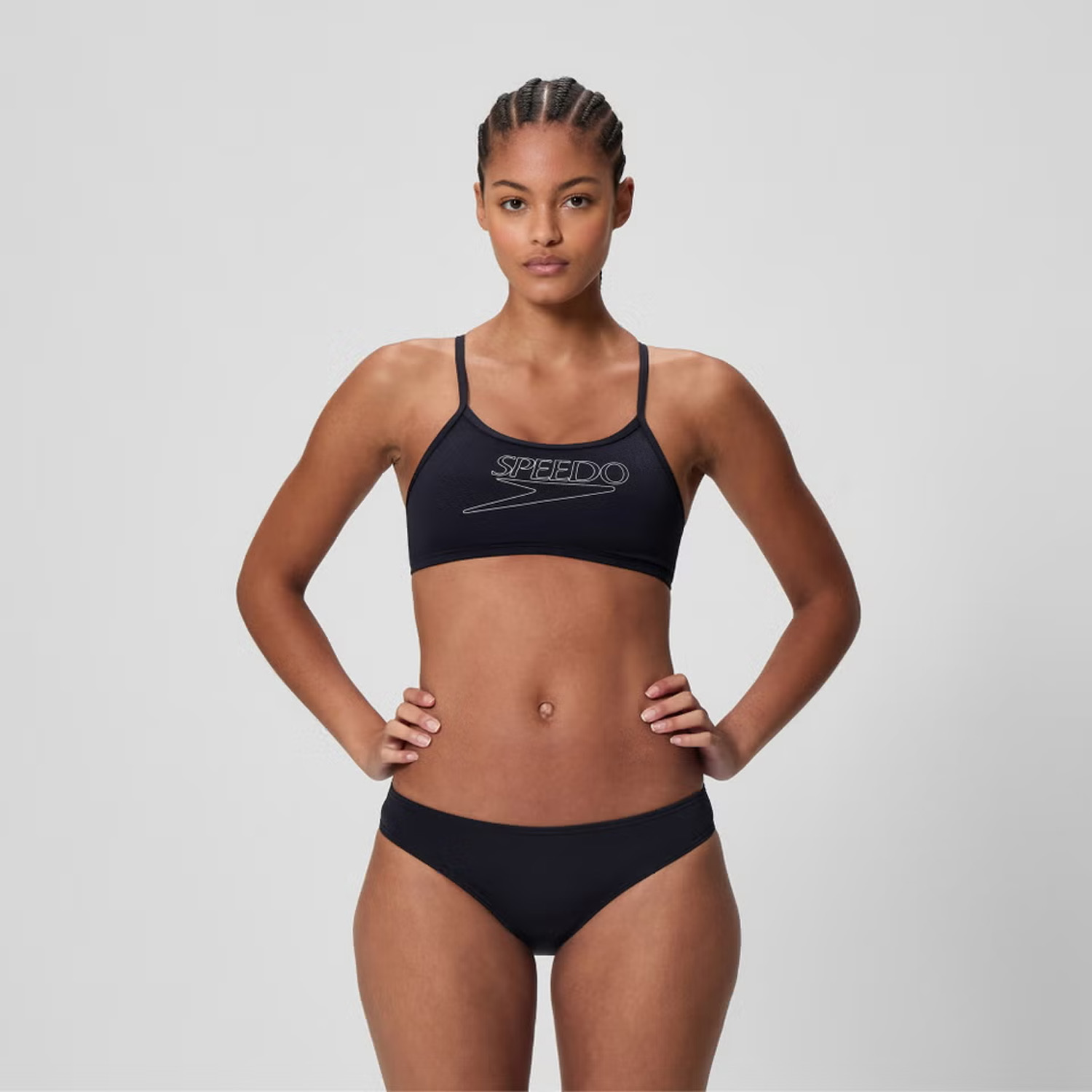 Miixi - - Speedo - Bikini Dam Endurance+ Logo Thin Strap Two Piece Miixi - - Speedo - Bikini Dam Endurance+ Logo Thin Strap Two Piece