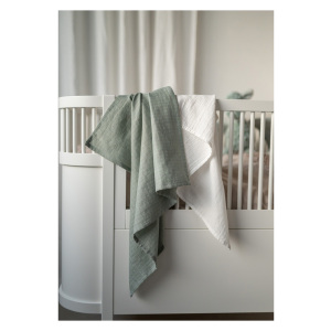 Barnfilt Muslinwrap 70x70 Grön 2-pack