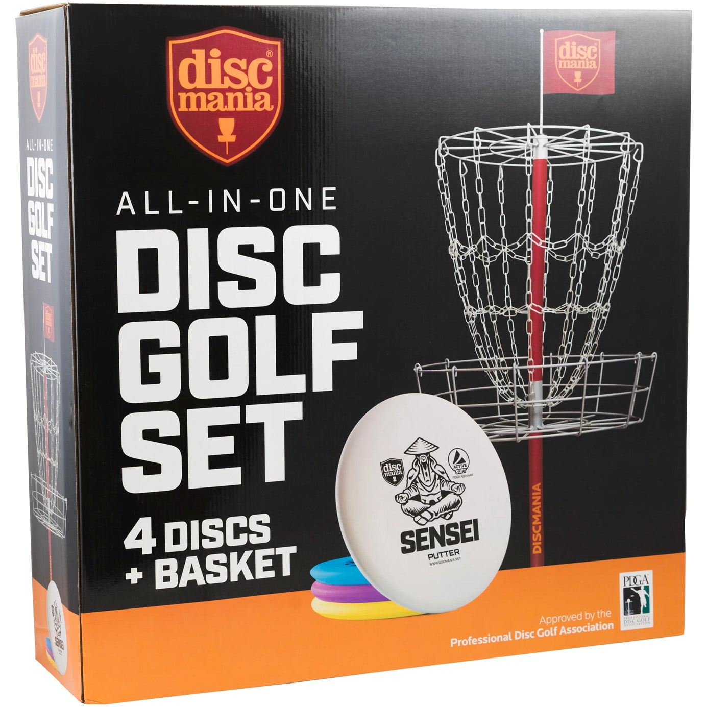 Miixi - - Discmania - All-in-One Disc Golf Set 4 discs + Basket Miixi - - Discmania - All-in-One Disc Golf Set 4 discs + Basket