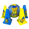 Miixi -  - SportMe - Bamse Fotboll Plast 4x Koner 23 cm