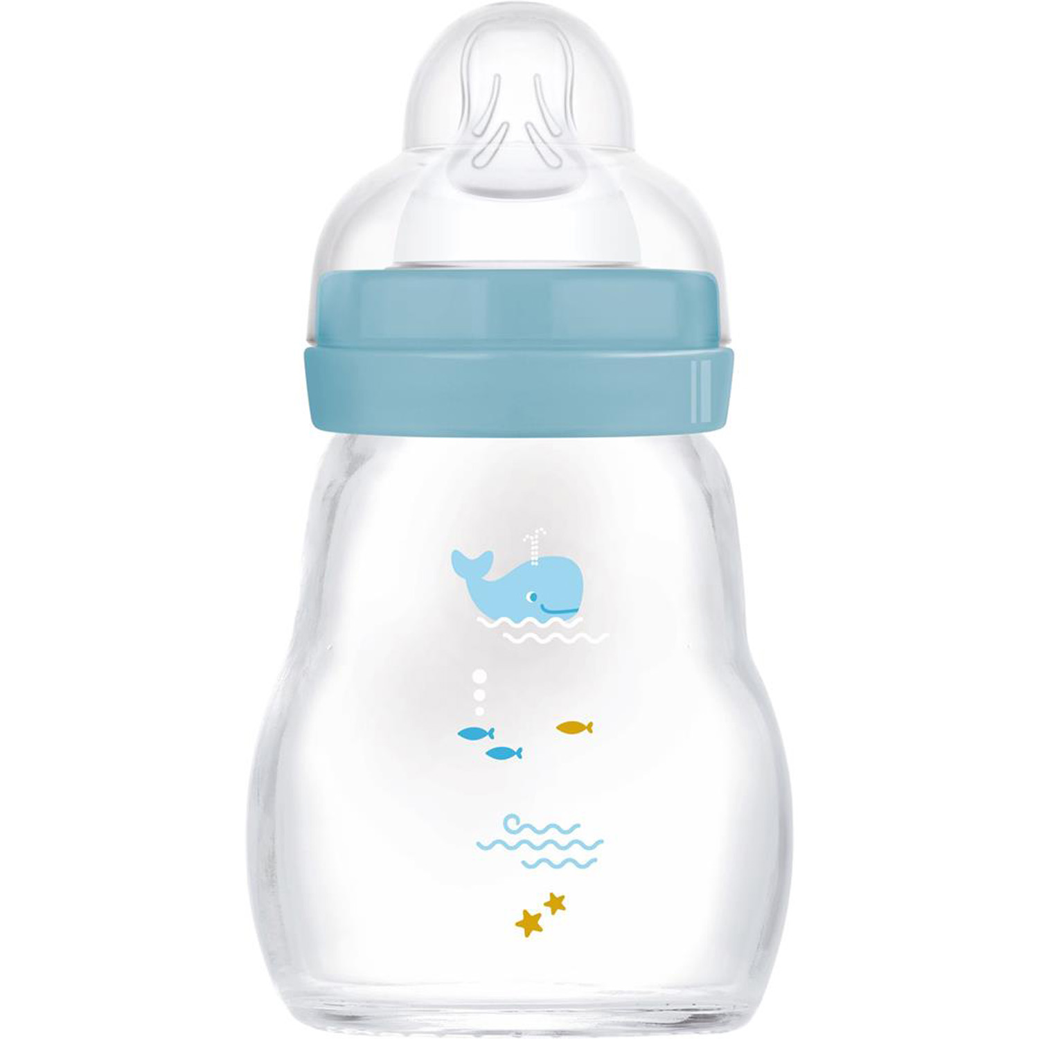 Miixi -  - MAM - Nappflaska Feel Good Bottle 170 ml Blå 1-pack