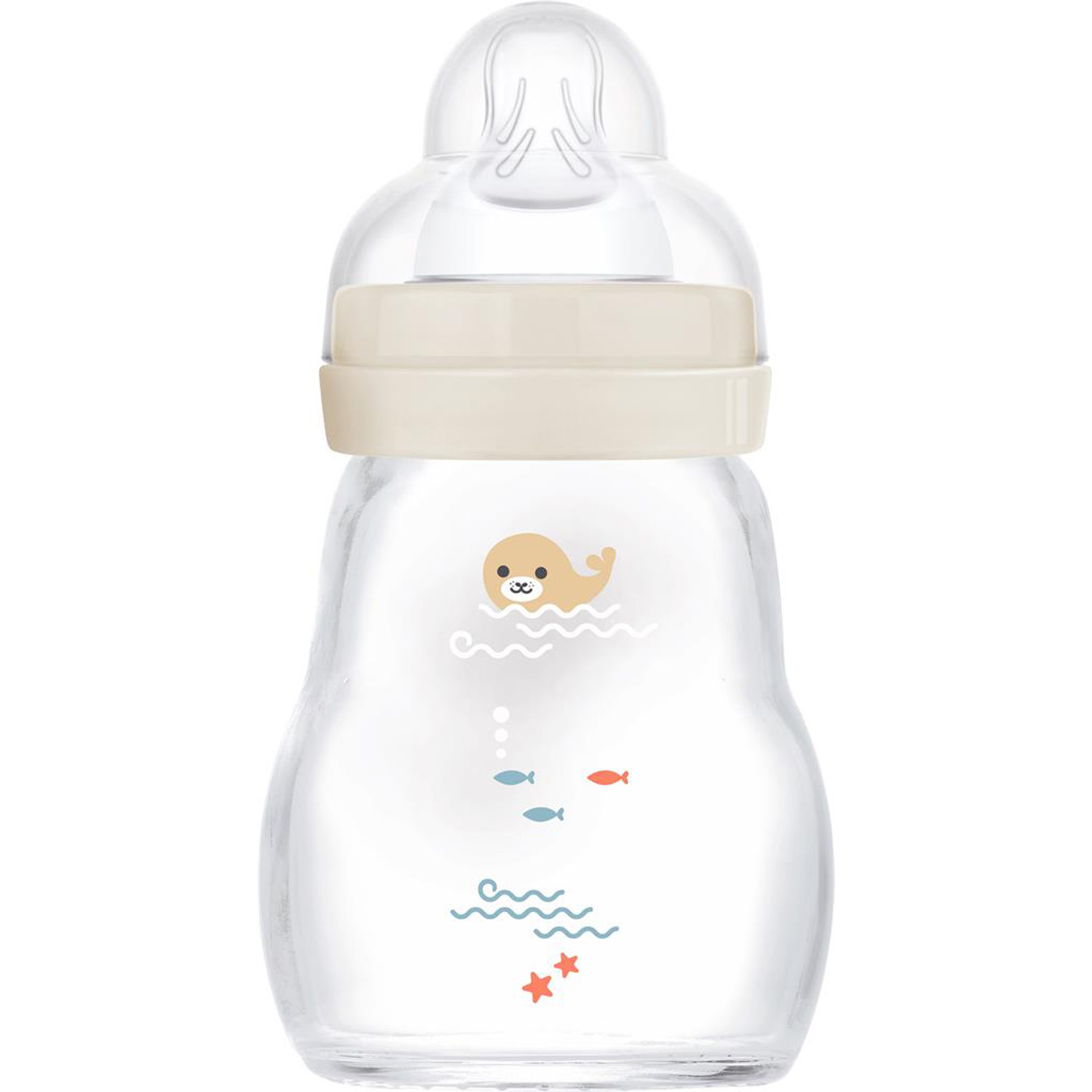 Miixi -  - MAM - Nappflaska Feel Good Bottle 170 ml Beige 1-pack