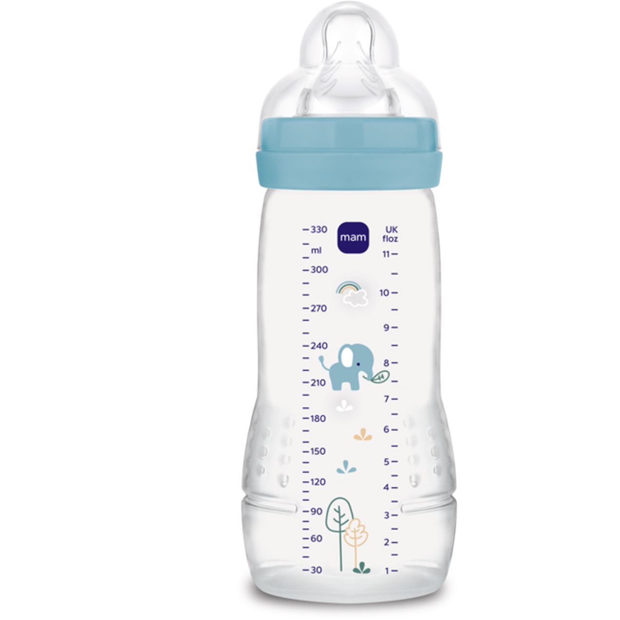 Miixi - - MAM - Nappflaska Easy Active 330 ml Blå Miixi - - MAM - Nappflaska Easy Active 330 ml Blå