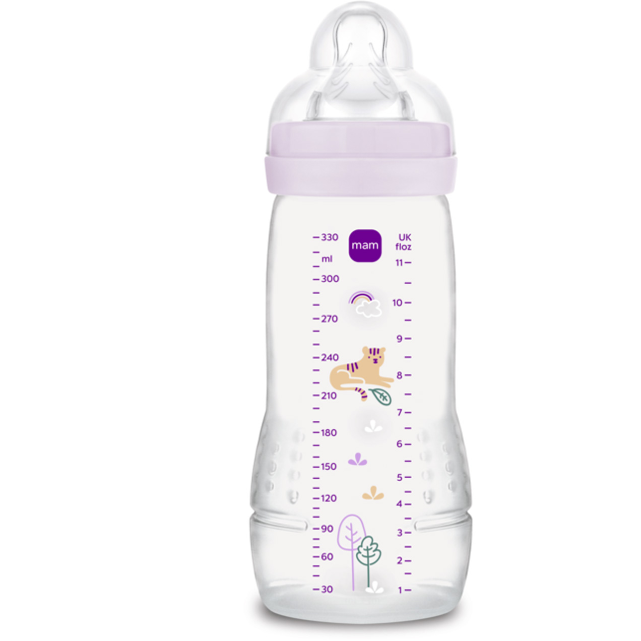 Miixi -  - MAM - Nappflaska Easy Active 330 ml Lila