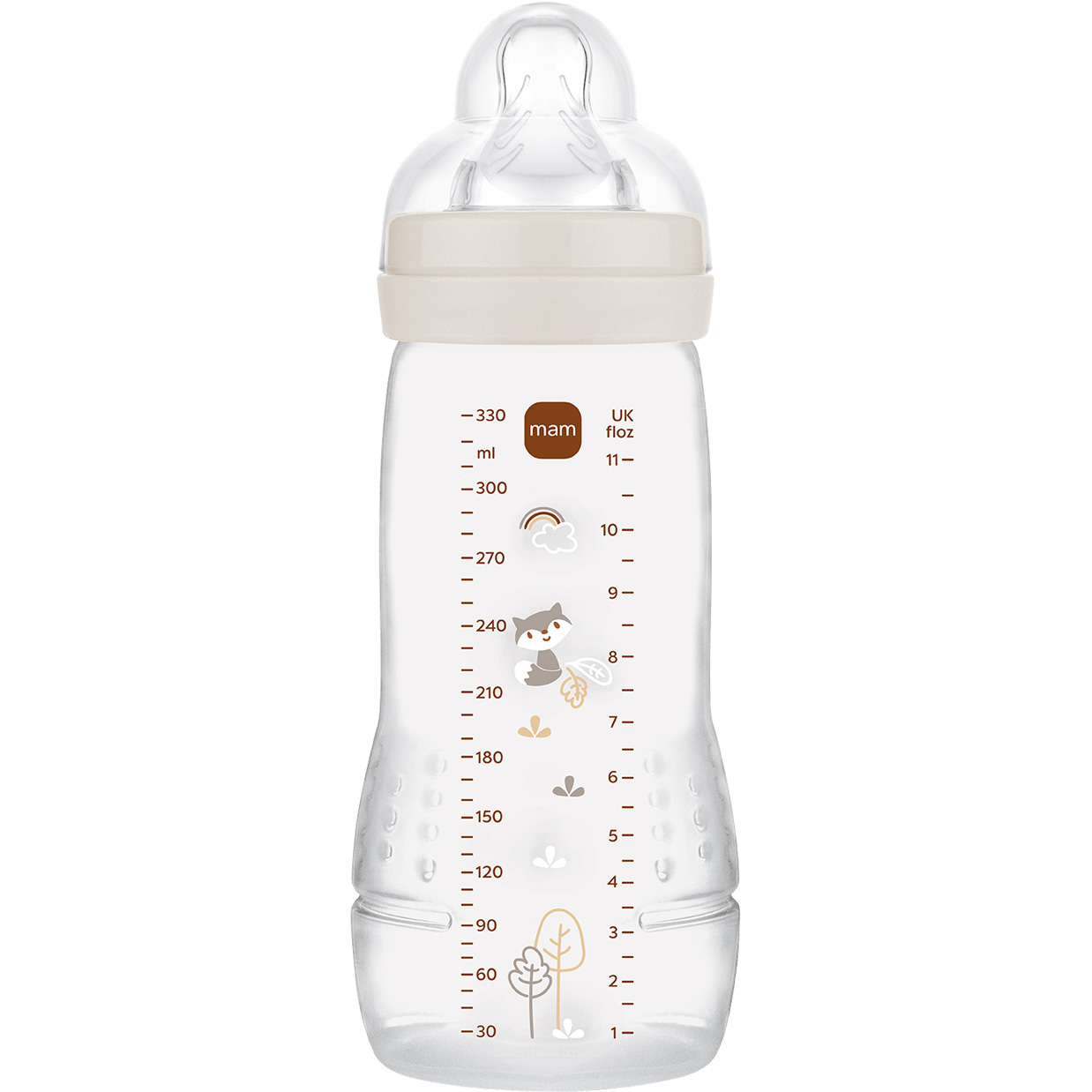 Miixi - - MAM - Nappflaska Easy Active 330 ml Beige Miixi - - MAM - Nappflaska Easy Active 330 ml Beige