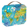 Miixi - - Janod - Pussel World Puzzle 100 bitar Miixi - - Janod - Pussel World Puzzle 100 bitar