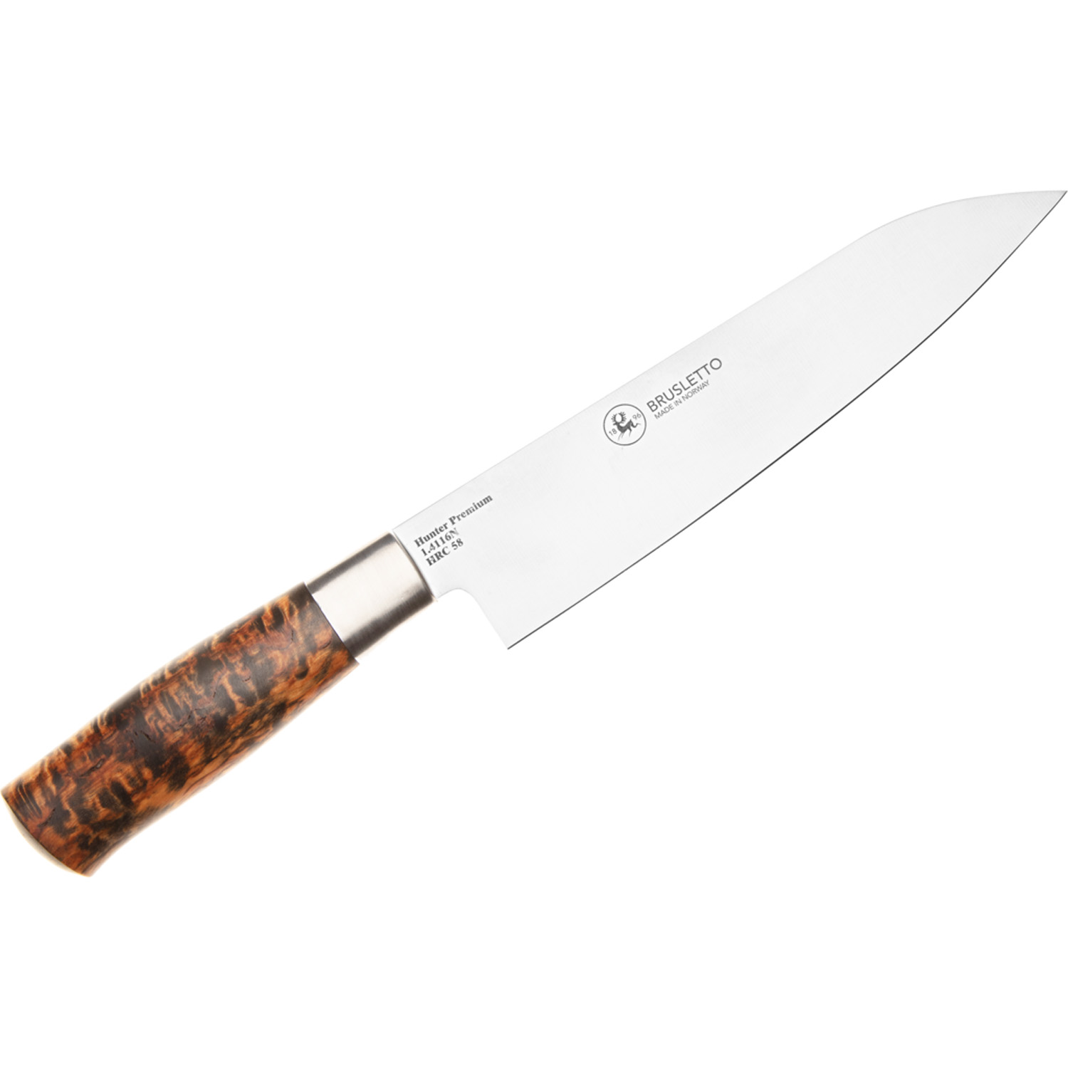 Miixi - - Brusletto - Kockkniv Hunter Premium Chef 19 cm Miixi - - Brusletto - Kockkniv Hunter Premium Chef 19 cm