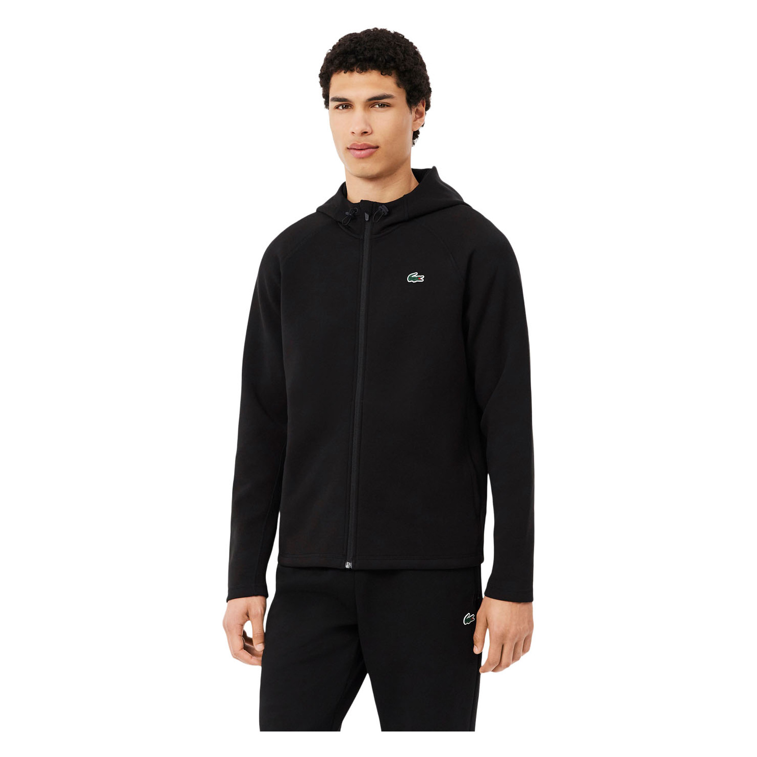 Miixi -  - Lacoste - Huvtröja Sport Stretch Zipped Hoodie